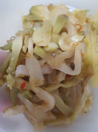루시델리 야미하우스 홍콩 스파이시 프리미엄 짜사이 무침 500g — 4점을 준 리뷰어가 2024년 9월 올린 사용 사진