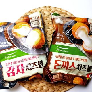 [풀무원] 치즈볼 2종-돈까스치즈볼, 감자치즈볼 — 5점을 준 리뷰어가 2021년 4월 올린 사용 사진