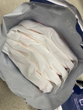 N[템포 ] 패드 내추럴 순면 입는 오버나이트 5P * 2개 — 5점을 준 리뷰어가 2024년 4월 올린 사용 사진