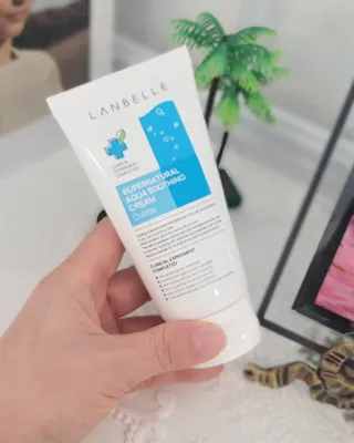 랑벨 수퍼내츄럴 아쿠아 수딩 크림 100ml — 5점을 준 리뷰어가 2022년 5월 올린 사용 사진