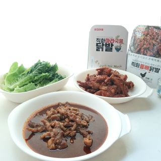 [닭집아들] 직화마라국물닭발 & 직화통뼈닭발 — 5점을 준 리뷰어가 2024년 3월 올린 사용 사진