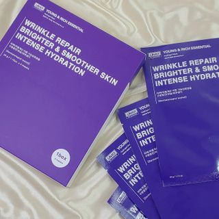 101스킨 영앤리치 하이드로겔 마스크팩 — 4점을 준 리뷰어가 2021년 2월 올린 사용 사진
