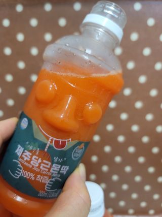 탐라원 무농약 당근과즙으로 건강한 당근주스, 당근몬딱주스 — 4점을 준 리뷰어가 2021년 8월 올린 사용 사진