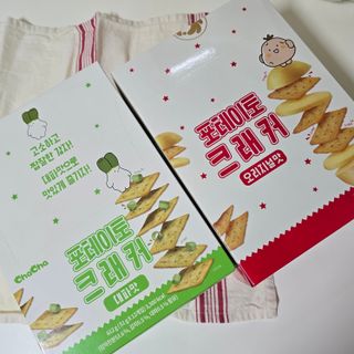 유앤아이트레이드 릴스  [챠챠] 포테이토 크래커 (오리지널맛, 대파맛) 51g x 12입, 각 1case — 5점을 준 리뷰어가 2025년 2월 올린 사용 사진