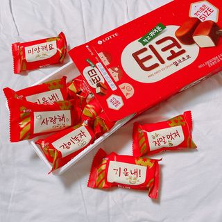 롯데제과 티코밀크초코 — 4점을 준 리뷰어가 2021년 9월 올린 사용 사진