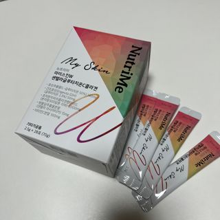 뉴트리미 마이스킨W 센텔라글루타치온C콜라겐 28포 — 4.5점을 준 리뷰어가 2023년 2월 올린 사용 사진