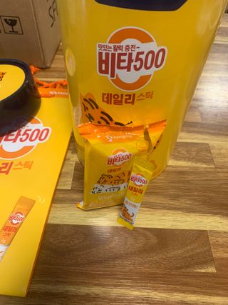광동생활건강 프리 [광동] VB와 VC를 함유한 멀티 비타민 비타 500 데일리 스틱 180포 — 5점을 준 리뷰어가 2022년 6월 올린 사용 사진