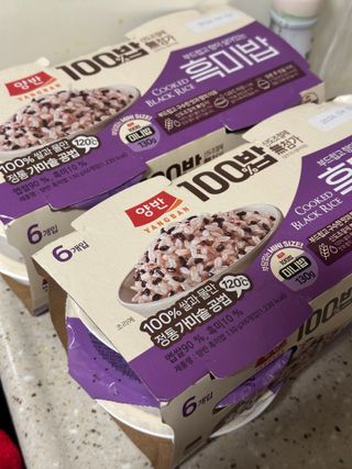 [구매평]양반 동원 양반 100밥 흑미밥, 130g, 12개 — 5점을 준 리뷰어가 2025년 5월 올린 사용 사진