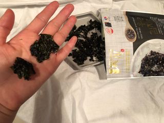 광천우리맛김 우리집밥도둑 맛있는광천김 우리김자반 50g 5봉 — 5점을 준 리뷰어가 2021년 11월 올린 사용 사진