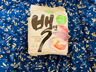 [풀무원] 자연은맛있다 정면, 백면, 홍면  세트 — 4.5점을 준 리뷰어가 2021년 4월 올린 사용 사진