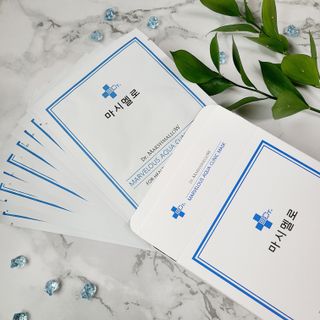닥터마시멜로 닥터마스멜로 마블러스 아쿠아 클리닉 마스크 — 5점을 준 리뷰어가 2021년 5월 올린 사용 사진