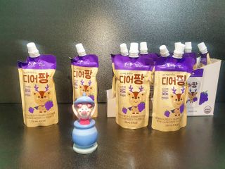 [몸엔용] 우리 아이 건강간식, 달콤한 녹용곤약젤리 디어팡 4종 — 4.5점을 준 리뷰어가 2021년 8월 올린 사용 사진