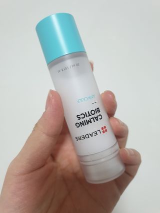 리더스코스메틱 카밍 바이오틱스 앰플 — 5점을 준 리뷰어가 2021년 2월 올린 사용 사진