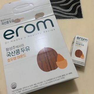이롬 erom 황성주박사의 국산콩 두유 호두와 아몬드 — 5점을 준 리뷰어가 2020년 12월 올린 사용 사진