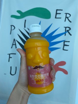 탐라원 제주의 맛, 몬딱주스 4종세트 - 한라봉몬딱주스, 천혜향몬딱주스, 청귤에이드, 당근몬딱주스 — 5점을 준 리뷰어가 2021년 8월 올린 사용 사진