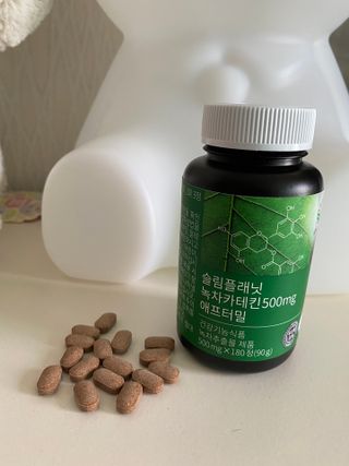 슬림플래닛 녹차카테킨 500mg 애프터밀 — 5점을 준 리뷰어가 2021년 10월 올린 사용 사진