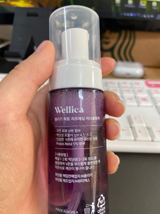 웰리카_V CARE 웰리카 락토 리프레싱 이너클렌저 50ml — 5점을 준 리뷰어가 2021년 3월 올린 사용 사진