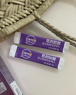 [유산균] 오마이락 프리미엄 포스트바이오틱스 30P — 5점을 준 리뷰어가 2022년 11월 올린 사용 사진