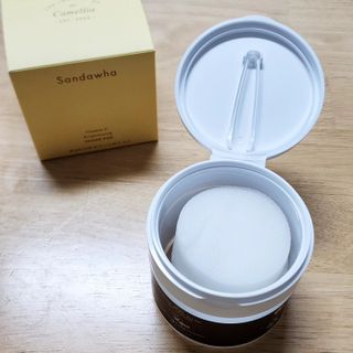 산다화 비타민씨 화이트닝 토너 패드 — 5점을 준 리뷰어가 2023년 9월 올린 사용 사진