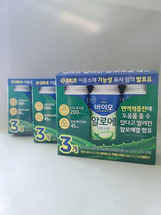 LIVE 매일바이오 알로에 드링킹 요거트 — 5점을 준 리뷰어가 2022년 4월 올린 사용 사진