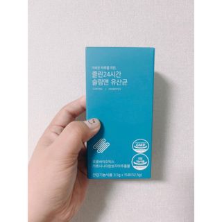 클린24시간 슬림앤유산균 1박스 (3.5g X 15포) — 5점을 준 리뷰어가 2022년 10월 올린 사용 사진