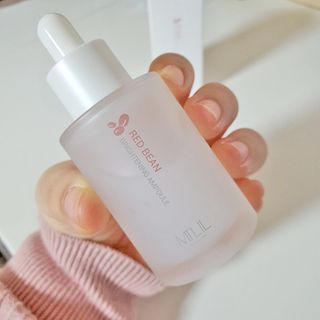 [미릴] 맑음빛 레드빈 브라이트닝 앰플 — 5점을 준 리뷰어가 2021년 1월 올린 사용 사진