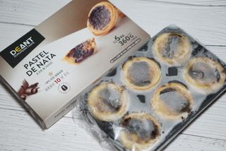 디앙뜨 포르투갈 에그타르트 오리지널 맛+패션후르츠+초콜릿타르트 맛 중 택1 — 5점을 준 리뷰어가 2021년 7월 올린 사용 사진