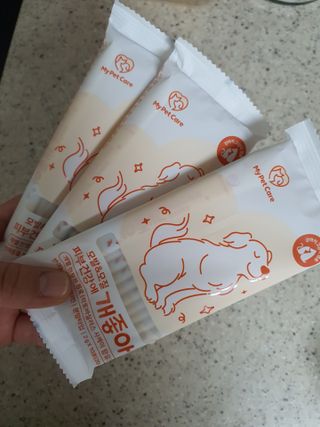 My Pet Care 모발과 모질 피부건강에 개좋아 — 3.5점을 준 리뷰어가 2021년 4월 올린 사용 사진