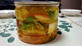 셰프애찬 단호박 백김치 1kg — 5점을 준 리뷰어가 2022년 10월 올린 사용 사진