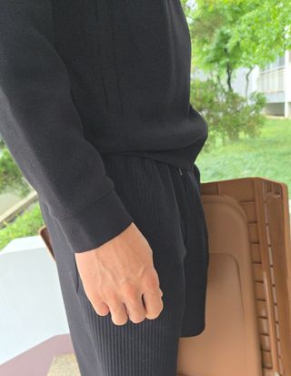 [구매평] 다운블로우 남성 스포츠 골프웨어 풀집업 가디건 자켓 DB 6516 — 5점을 준 리뷰어가 2025년 10월 올린 사용 사진