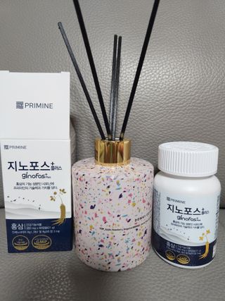 프리마인 홍삼의 강력한 에너지, 이제는 흡수율을 높인 최첨단 캡슐로 간편하게 초고속 충전하세요. — 5점을 준 리뷰어가 2022년 10월 올린 사용 사진