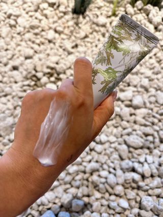 더사가오브수 [사가수] 사계절 원료를 담아내어 진한 보습을 선사하는, 효혜윤 보태니컬 에너지 핸드크림 세트 — 5점을 준 리뷰어가 2023년 3월 올린 사용 사진