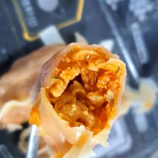 삼양냉동 [삼양] 얇은피불닭왕교자+얇은피까르보불닭왕교자 총4팩 — 5점을 준 리뷰어가 2021년 2월 올린 사용 사진