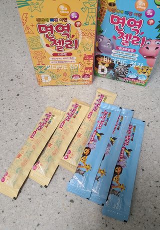 다나음 셀렌에 빠진 아연면역젤리 열대과일맛+사과맛 — 5점을 준 리뷰어가 2023년 8월 올린 사용 사진