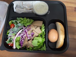 참살이도시락 작심삼일 샐러드도시락 3개 맛보기 새벽배송 또는 택배배송 — 3점을 준 리뷰어가 2021년 7월 올린 사용 사진