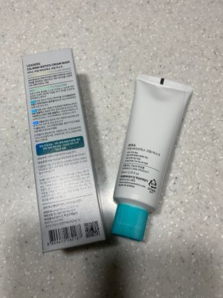 리더스코스메틱 리더스 카밍 바이오틱스 크림 마스크 — 5점을 준 리뷰어가 2021년 2월 올린 사용 사진
