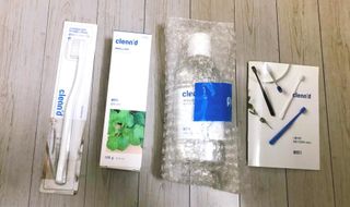 주식회사 클린디 [클린디]🌿민트향으로 상쾌하게, 단짝가글 + 맞춤 칫솔 + 치약 세트🦷 — 3.5점을 준 리뷰어가 2022년 1월 올린 사용 사진