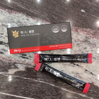 새롬바이오 리생 [미쾌변] 차전자피 식이섬유 건강기능식품 3팩 — 5점을 준 리뷰어가 2021년 6월 올린 사용 사진