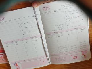 리훈 하밍이와 함께하는 숨은라인찾기 다이어트 플래너 — 5점을 준 리뷰어가 2021년 4월 올린 사용 사진