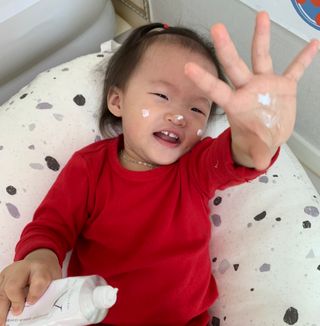 아토스탠다드 베이비크림 — 5점을 준 리뷰어가 2020년 12월 올린 사용 사진