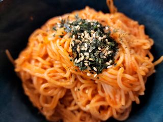 [한면원] 비빔국수 2인분 — 5점을 준 리뷰어가 2022년 7월 올린 사용 사진
