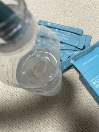 클린24시간 슬림앤유산균 1박스 (3.5g X 15포) — 4점을 준 리뷰어가 2022년 10월 올린 사용 사진
