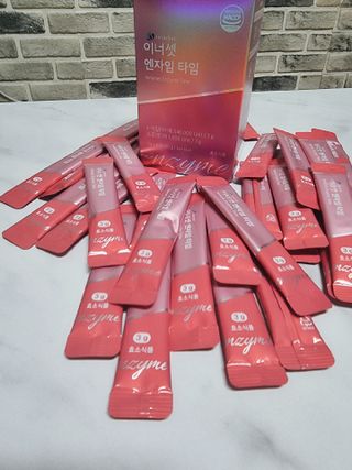 이너셋 엔자임 타임 1개월분, 3gX30포X1박스 곡물발효효소 유산균 — 5점을 준 리뷰어가 2023년 3월 올린 사용 사진