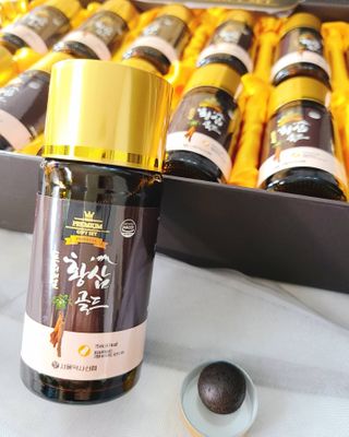 서울약사신협_프리미엄황삼골드_3.75g x 12환+75mgx12병 — 5점을 준 리뷰어가 2021년 1월 올린 사용 사진