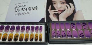 데싱디바 글레이즈 할로윈 네일_5종 중 택1 — 5점을 준 리뷰어가 2021년 10월 올린 사용 사진