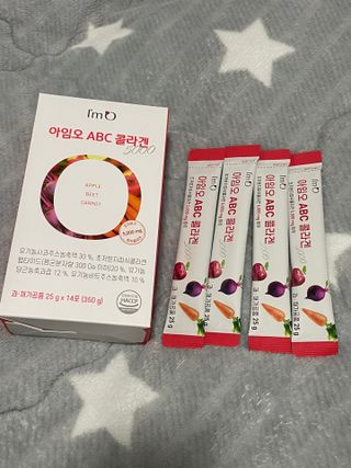 아임오 ABC 콜라겐 젤리 14포 — 5점을 준 리뷰어가 2022년 3월 올린 사용 사진