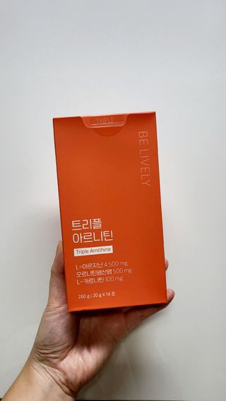 오늘도 트리플아르니틴 — 5점을 준 리뷰어가 2022년 8월 올린 사용 사진