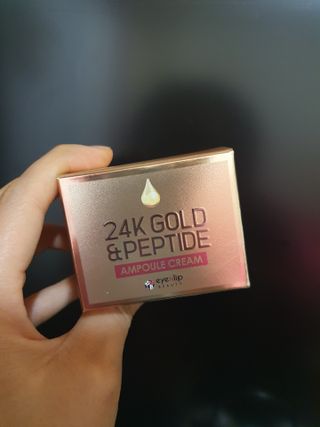 아이앤립 / EYENLIP 아이앤립 24K 골드 N 펩타이드 앰플 크림 — 5점을 준 리뷰어가 2021년 4월 올린 사용 사진