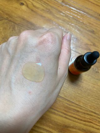 더마 사이언스 비타민 CCC 앰플 기미 브라이트닝 세럼 30ml — 5점을 준 리뷰어가 2021년 8월 올린 사용 사진