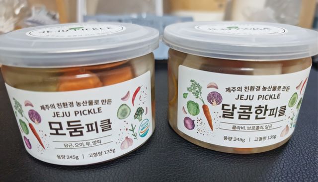[제주피클] 수제피클3종세트(알싸,모듬,달콤) 리뷰 사진